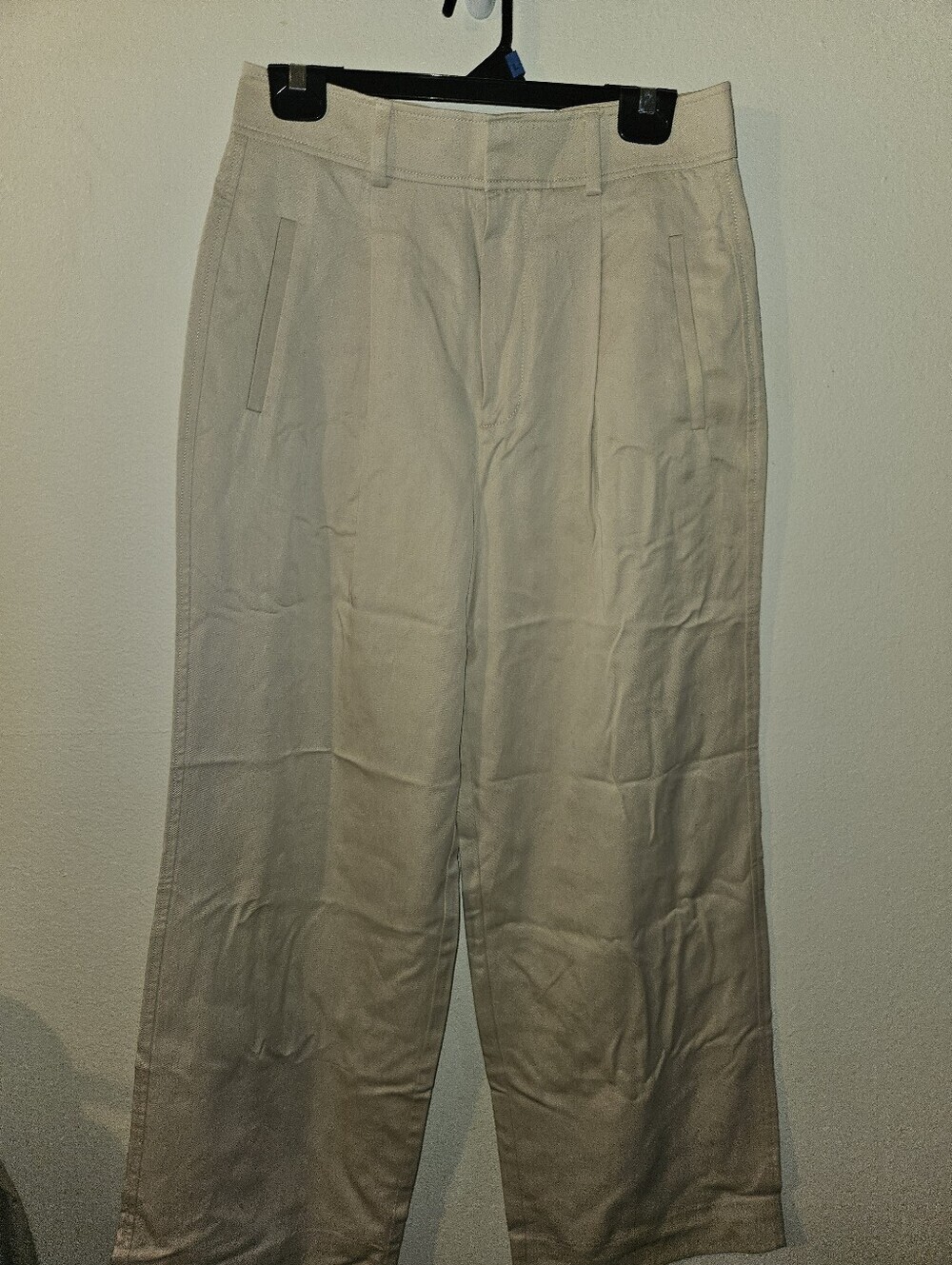 Everlane Womans Beige Wide Leg Pants Size 4S
